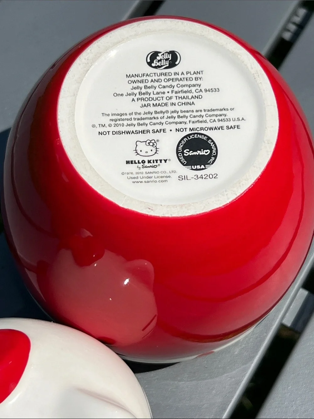 Hello Kitty x Jelly Belly Red Character Candy Jar